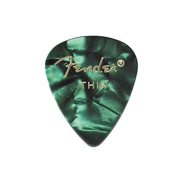 Fender 351 Premium Celluloid Guitar Picks 12-Pack Abalone Medium