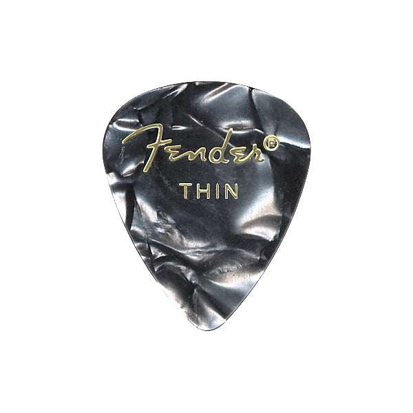 Fender 351 Premium Celluloid Guitar Picks 12-Pack Abalone Medium