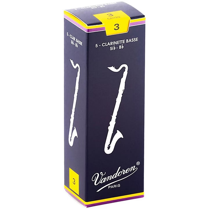 Vandoren Bass Clarinet Reeds - 5 pk