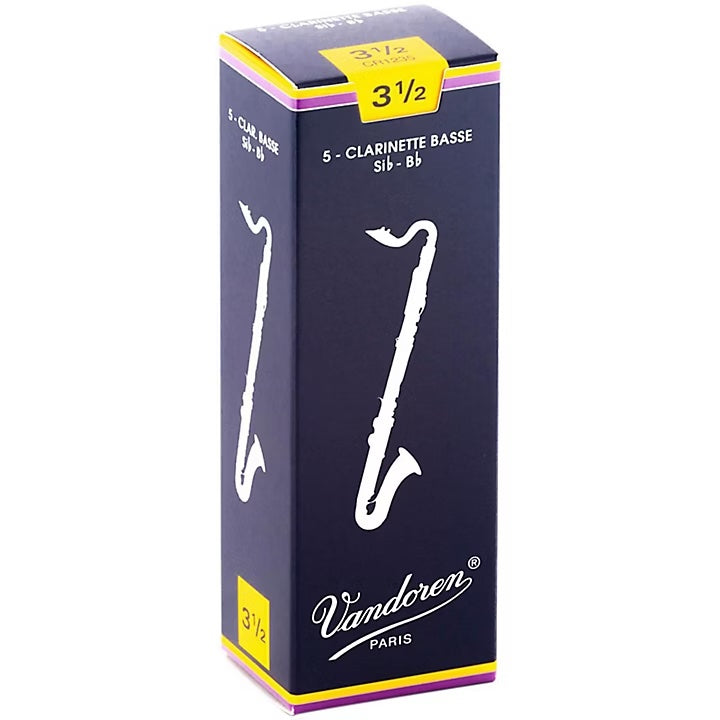 Vandoren Bass Clarinet Reeds - 5 pk