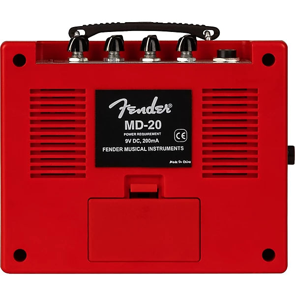 Fender Mini Deluxe 2W 1x2 Guitar Amp Red