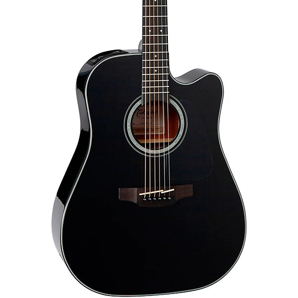 Takamine G Series GD34CE Dreadnought Cutaway Acoustic-Electric Guitar Gloss Black