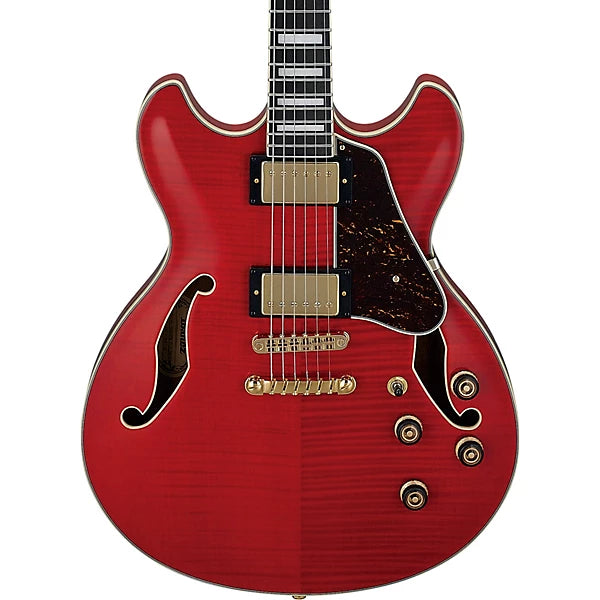 Ibanez AS93FM Artcore Expressionist Series Electric Guitar Transparent Cherry Red