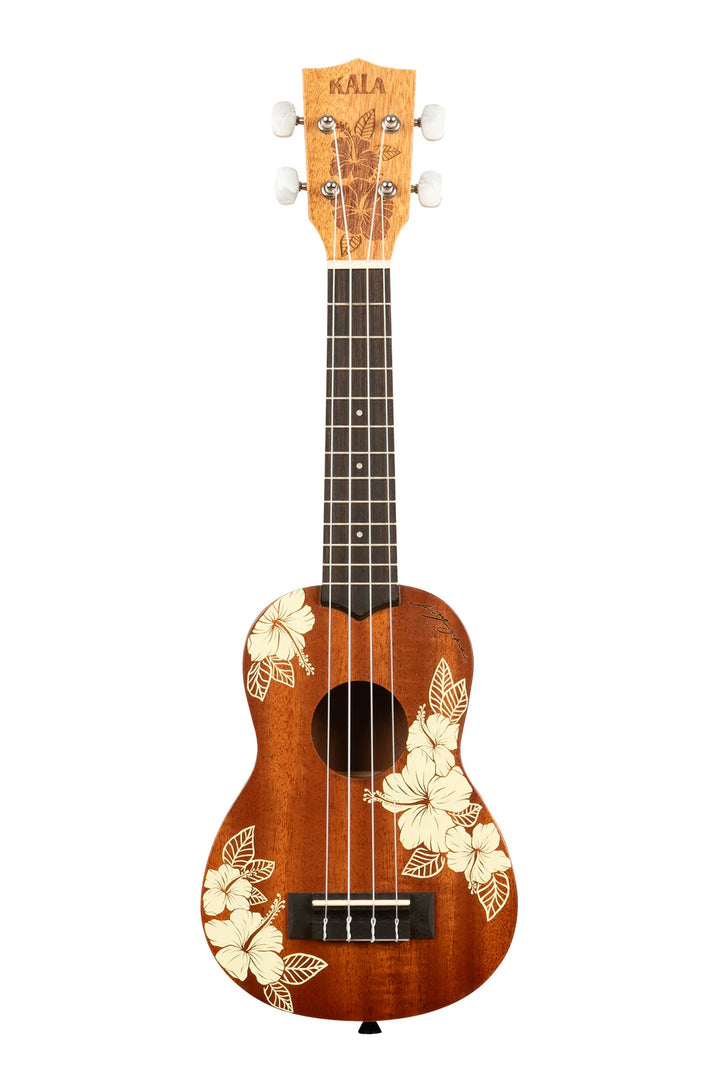 Hibiscus Mahogany Soprano Ukulele