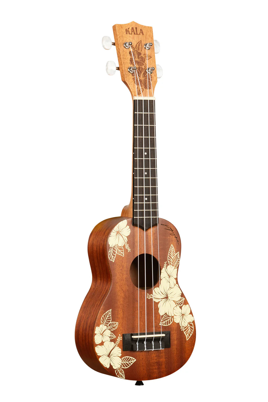 Hibiscus Mahogany Soprano Ukulele