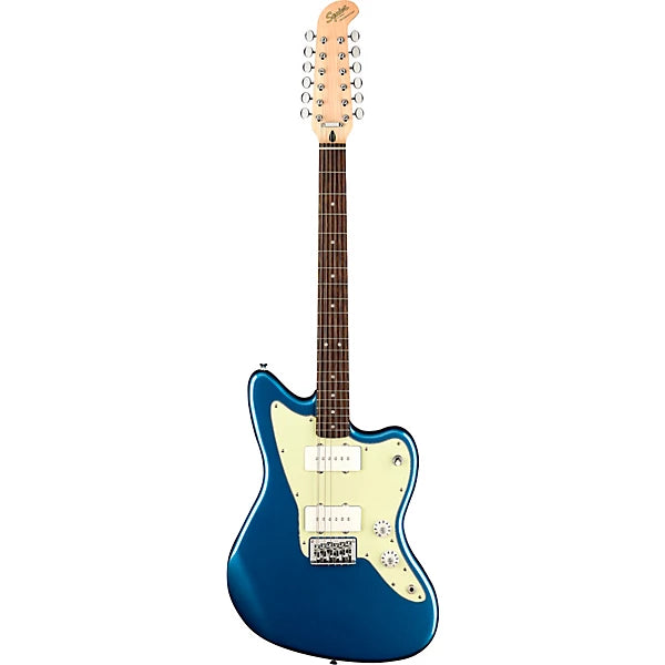 Squier Paranormal Jazzmaster XII Laurel Fingerboard 12-String Electric Guitar Lake Placid Blue