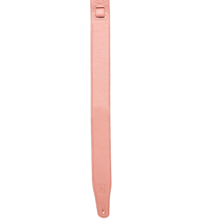 Levy's Pastel Leather Series Guitar Strap - Salmon