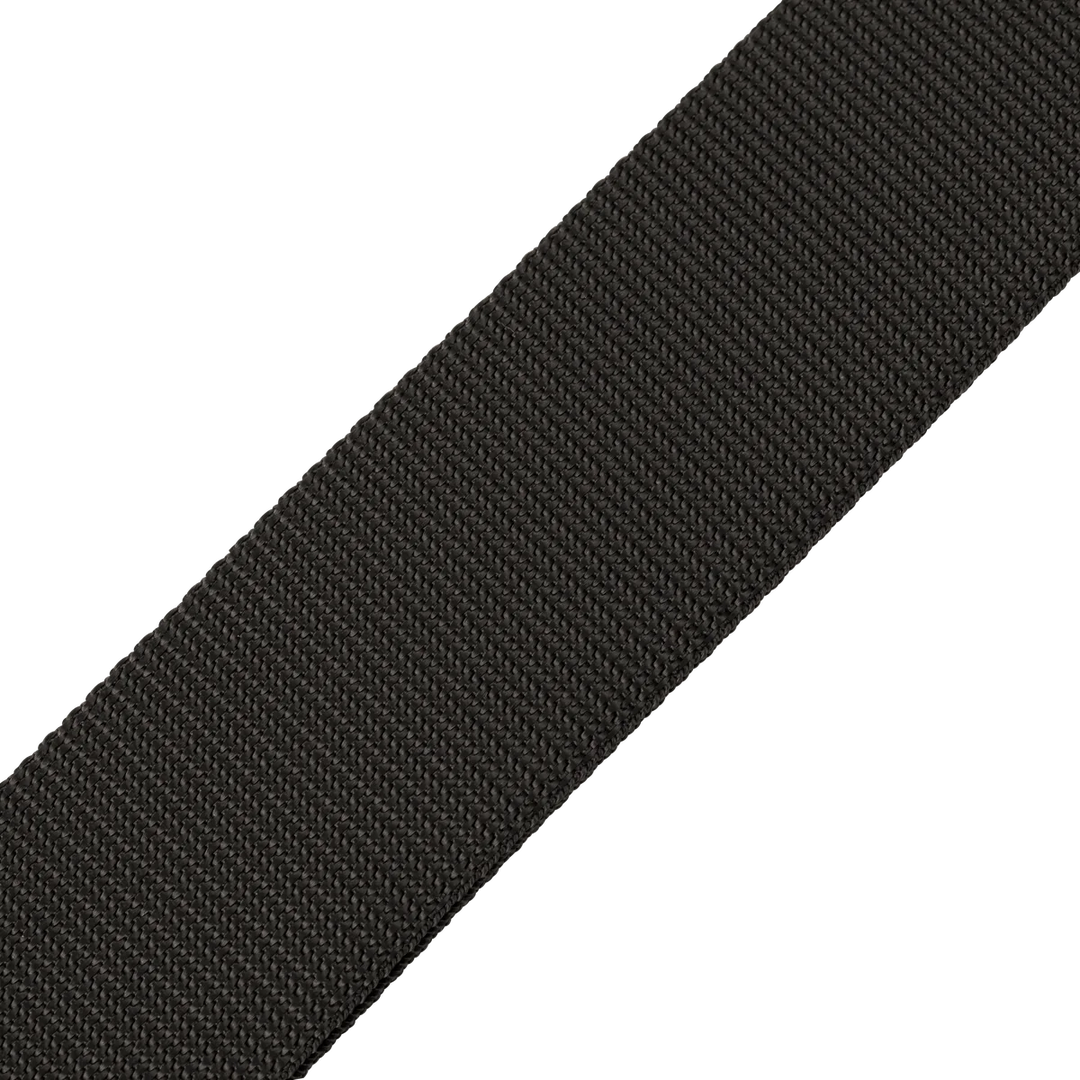 Levy's Single Tone Solid Colored Guitar Strap - Black