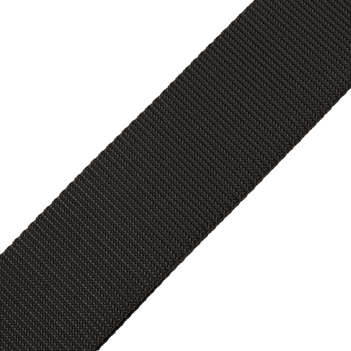 Levy's Single Tone Solid Colored Guitar Strap - Black