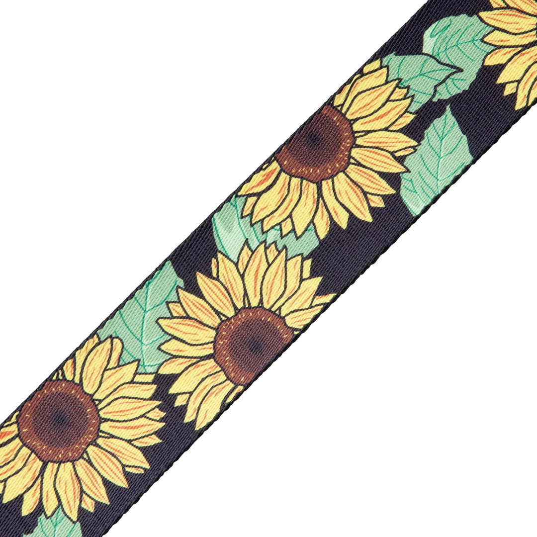 Levy's Suede Harmony Series Guitar Strap - Sunflower