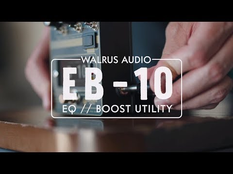 Walrus Audio EB-10 Preamp/EQ/Boost Effects Pedal Cream